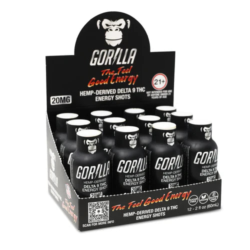 THC Energy Drink Shots - 20MG (12 pack)